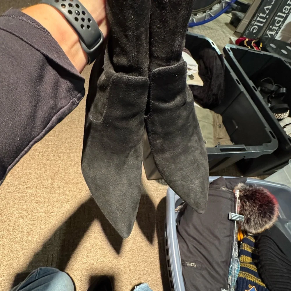 Coach Cece Black Over-the-Knee Boots - Picture 9 of 10